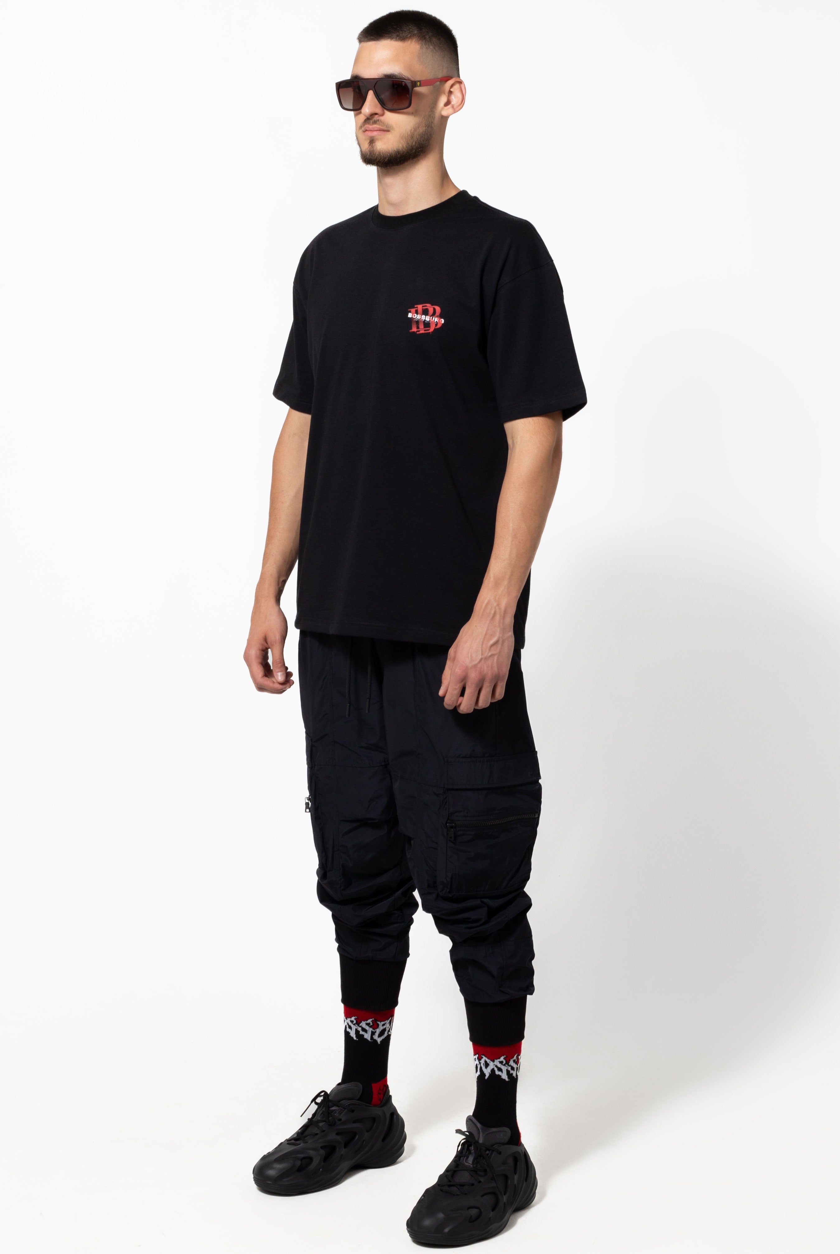 SPRAYED INITIALS T-SHIRT