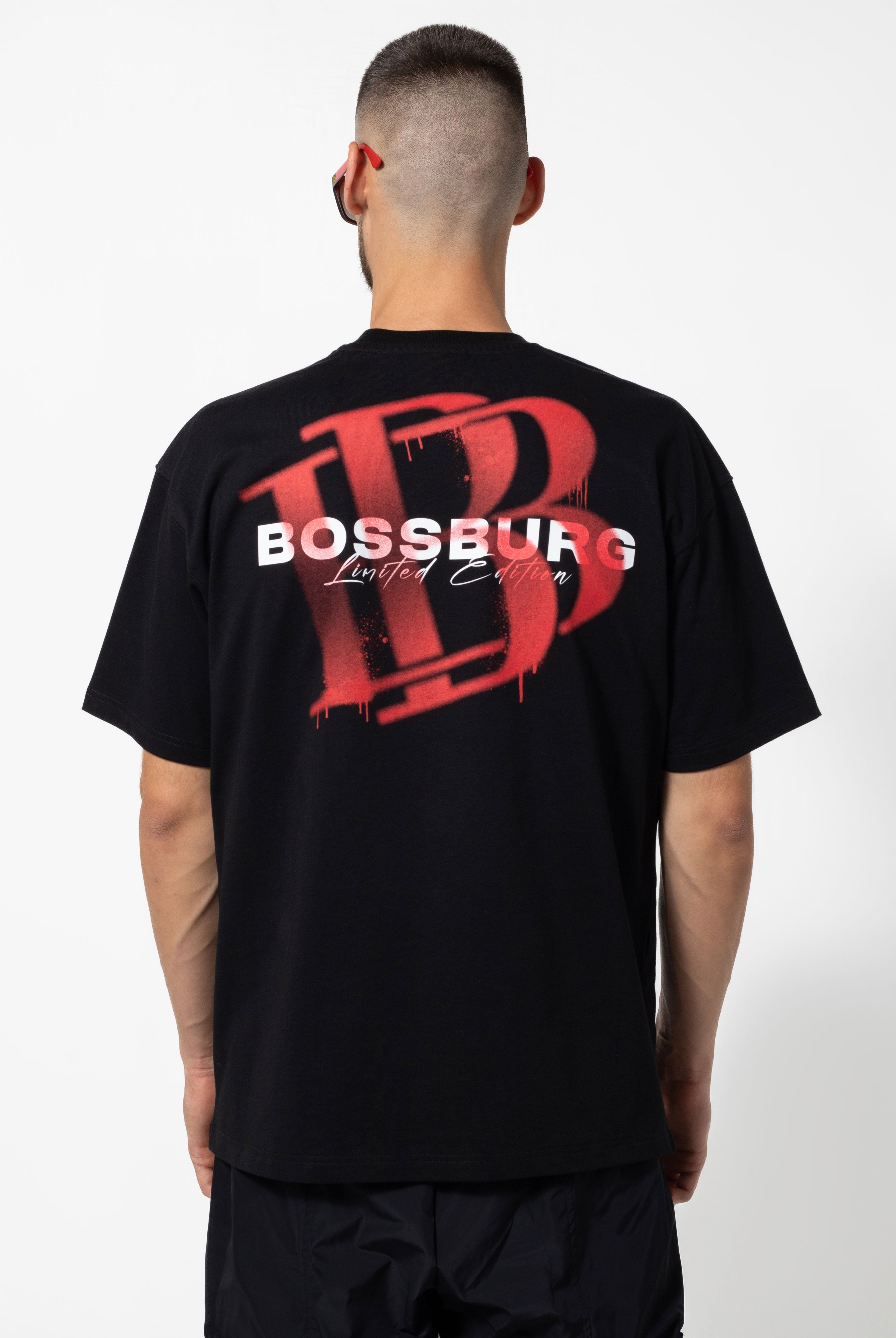 SPRAYED INITIALS T-SHIRT